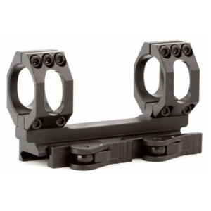 American Defense Recon-SW QD 1-Piece Picatinny Scope Mount 20 MOA Elevated 30mm Rings AR-15 Matte Black - American Defense