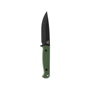 Skallywag Tactical The Wanderer Fixed Blade Knife 4.75" Drop Point 154CM Black PVD Blade G-10 Handle Green - Skallywag Tactical