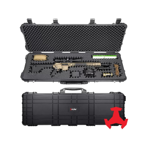 Eylar Hard Rifle Case with Ragar XP Crosslinked Foam Insert 48" Black - Eylar