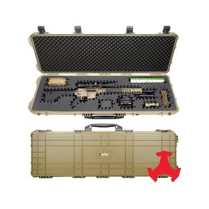 Eylar Hard Rifle Case with Ragar XP Crosslinked Foam Insert 48" Tan - Eylar