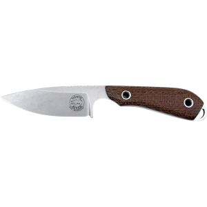 White River Knives M1 Caper Fixed Blade Knife 3" Drop Point CPM MagnaCut Stonewashed Blade Micarta Handle Natural - White River Knives