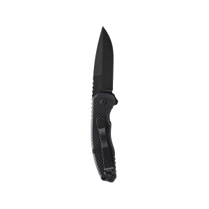 Skallywag Tactical Sentrax Assisted Opening Pocket Knife 3.25" Drop Point 154CM Black PVD Blade G-10 Handle Black - Skallywag Tactical