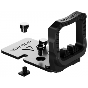 Radian Guardian Optic Guard with Back Up Iron Sights for Glock MOS Trijicon RCR Black - Radian