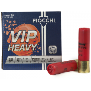 cchi Exacta Heavy Target 28 Gauge 2-3/4 #7-1/2 Lead Shot 3/4 Oz Case Of 250 (10 Boxes Of 25) Ammo