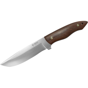 Boker Knives Venador Fixed Blade Knife 5.51" Drop Point Bohler N695 Satin Blade Ebony Wood Handle Brown - Boker Knives