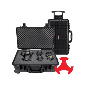Eylar Carry On Roller Hard Case with Ragar XP Crosslinked Foam Insert 22" Black - Eylar