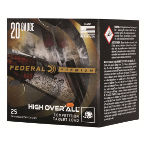 eral Premium High Over All 20 Gauge 2-3/4 #8 Lead Shot 7/8 Oz 1275fps Case Of 250 (10 Boxes Of 25) Ammo