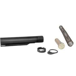 GEISSELE Premium Receiver Extension Buffer Tube Assembly with Super 42 H3 Buffer Mil-Spec Diameter AR-15 7075-T6 Aluminum Black