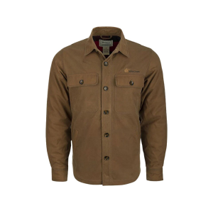 MCALISTER Men's Waxed Shirt Jacket Tan Medium