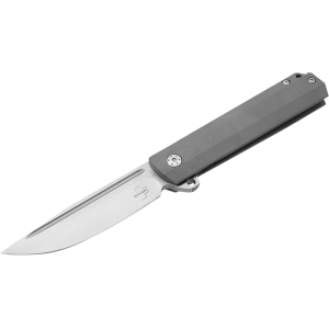 Boker Knives Cataclyst Pocket Knife 2.95" Drop Point D2 Satin Blade Titanium Handle Beadblasted - Boker Knives