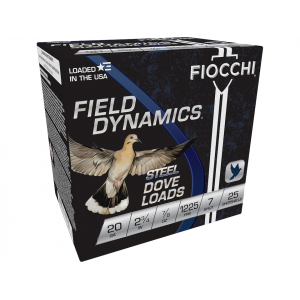 cchi Dove And Quail 20 Gauge 2-3/4 #7 Steel Shot 7/8 Oz Case Of 250 (10 Boxes Of 25) Ammo