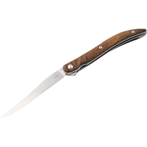 Boker Knives Urban Texas Tooth Pick Pocket Knife 3.31" Trailing Point VG-10 Satin Blade Cocobolo Handle Wood - Boker Knives
