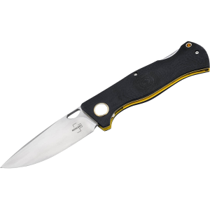 Boker Knives Epicenter Pocket Knife 3.46" Drop Point D2 Satin Blade G-10 Handle Black - Boker Knives