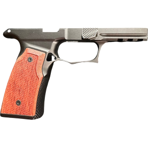 Sharps Bros Enhanced Grip Module Gen 2 Sig P365X Macro Aluminum Black with Brazilian Cherry Grips
