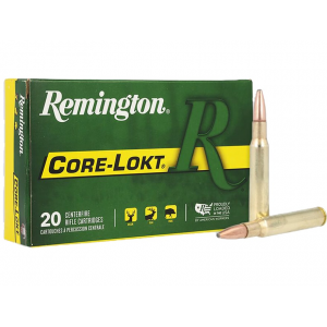 ington Core-Lokt 30-06 Springfield 180 Grain Pointed Jacketed Soft Point Case Of 200 (10 Boxes Of 20) Ammo