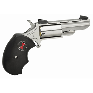 NORTH American Arms Black Widow 22 Winchester Magnum Rimfire (wmr) Revolver 2" Stainless Barrel 5 Round Black Grip