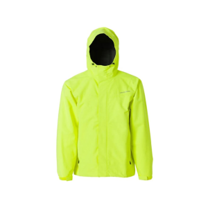 Grundens Men's Full Share Rain Jacket Hi Vis Yellow Large - Grundens