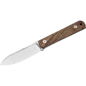 Boker Knives BFF Packlite Fixed Blade Knife 2.68" Drop Point CPM MagnaCut Stonewashed Blade Walnut Handle - Boker Knives