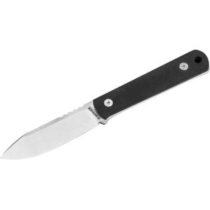 Boker Knives BFF Packlite Fixed Blade Knife 2.68" Drop Point CPM MagnaCut Stonewashed Blade Richlite Handle Black - Boker Knives