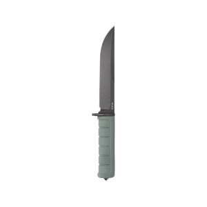 KA-BAR Dust I Fixed Blade Knife 6.125" Clip Point D2 Black PVD Blade Glass Filled Nylon Handle Green - Ka-Bar