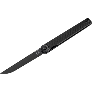 Boker Knives Kaizen Pocket Knife 2.95" Drop Point CPM S35VN Black Blade G-10 Handle Black - Boker Knives