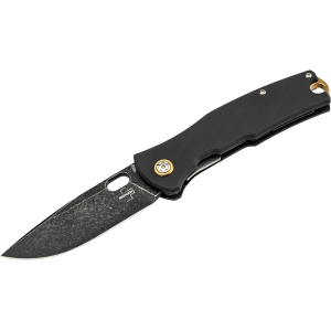 Boker Knives Fieldfolder Pocket Knife 3.41" Drop Point D2 Black Stonewash Blade G-10 Handle Black - Boker Knives