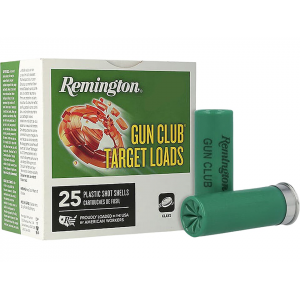ington Gun Club Target GC12L8 12 Gauge 2-3/4 #8 Lead Shot 1-1/8 Oz Case Of 250 (10 Boxes Of 25) Ammo