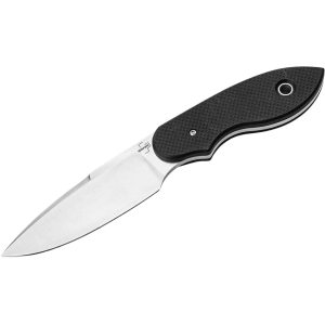 Boker Knives Trailmate Fixed Blade Knife 3.46" Drop Point Nitro-V Satin Blade G-10 Handle Black - Boker Knives