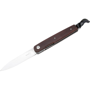 Boker Knives LRF Pocket Knife 3.07" Drop Point VG-10 Satin Blade Cocobolo Handle Wood - Boker Knives
