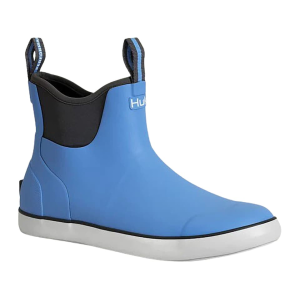 Huk Rogue Wave Deck Boots Rubber Marolina Blue Men's 10 D - Huk