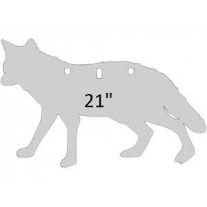 Birchwood Casey AR500 Steel Target Coyote - Birchwood Casey