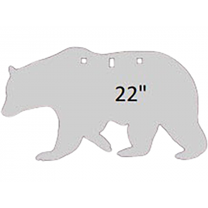 Birchwood Casey AR500 Steel Target Bear - Birchwood Casey