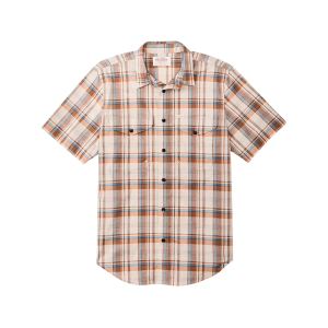 FILSON Men's Twin Lakes Sport Shirt Beige/Rust 2XL