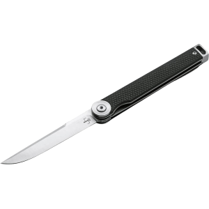 Boker Knives Kaizen Pocket Knife 3.03" Drop Point D2 Satin Blade G-10 Handle Black - Boker Knives