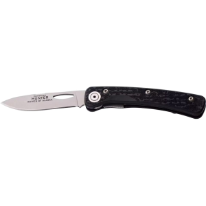 Knives of Alaska Featherlight Hunter Folding Knife 2.75" Drop Point D2 Satin Blade SureGrip Handle Black with Pocket Clip - Knives Of Alaska
