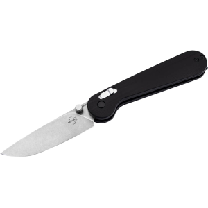 Boker Knives Hebdo Pocket Knife 2.83" Drop Point Nitro-V Stonewashed Blade G-10 Handle Black - Boker Knives