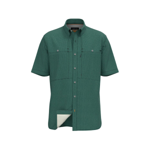 ORVIS Men's Open Air Caster Solid Shirt Peacock/Aloe Large