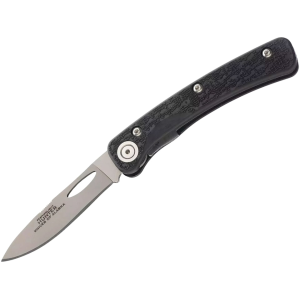 Knives of Alaska Featherlite Hunter Pocket Knife 3" Drop Point D2 Bead Blasted Blade SureGrip Handle Black - Knives Of Alaska