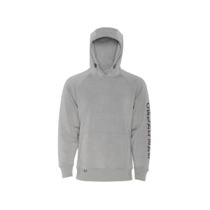 Grundens Men's Dillingham Tech Hoodie Metal Heather Small - Grundens