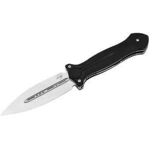 Boker Knives Cheus Pocket Knife 3.54" Spear Point VG-10 Satin Blade G-10 Handle Black - Boker Knives
