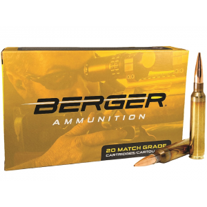 BERGER Match Grade 300 Prc Ammo 215 Grain Hybrid Target Jacketed Hollow Point Box Of 20 679459550307 170613
