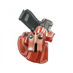 DeSantis Gunhide Cozy Partner RDC IWB Holster Right Hand Glock 19, 19X, 23, 32, 45 with Red Dot Leather Tan - Desantis Gunhide