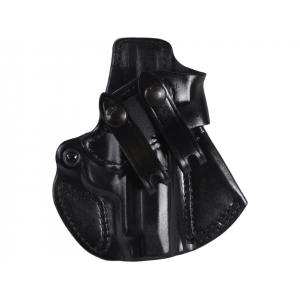 DeSantis Gunhide Cozy Partner RDC IWB Holster Left Hand Springfield Hellcat Pro with Red Dot Leather Black - Desantis Gunhide