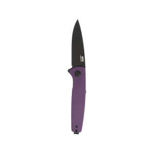SOG Twitch III Assisted Opening Pocket Knife 3.1" Drop Point 154CM Titanium Nitride Blade Aluminum Handle Purple - Sog