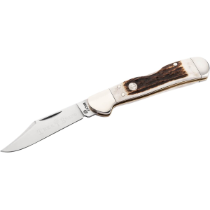 Boker Knives Traditional Series 2.0 Mini Copper Lock Pocket Knife 2.6" Clip Point D2 Satin Blade Stag Handle Bone - Boker Knives