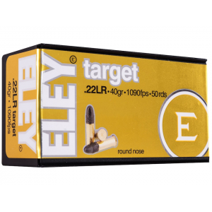 y Target 22LR 40 Grain Round Nose Box Of 500 (10 Boxes Of 50) Ammo