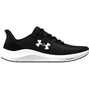 UNDER ARMOUR Charged Pursuit 4 Running Shoes Synthetic Black/Black/White Men's 12.5 D