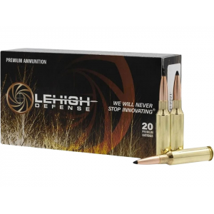 igh Defense Tipped Controlled Chaos 6.5 Creedmoor 120 Grain Polymer Tip Lead Free Box Of 20 Ammo