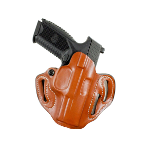 DeSantis Gunhide Speed Scabbard Outside the Waistband Holster Right Hand Springfield Echelon 4.0C Leather Tan - Desantis Gunhide