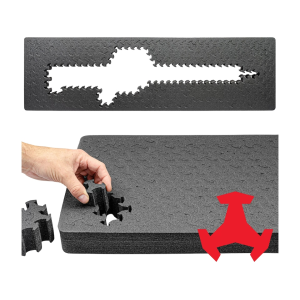 Eylar Ragar Crosslinked Foam Insert for Hard Cases 46" x 13.5" - Eylar